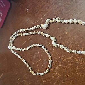 Long mini shell necklace